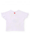 Tuc Tuc Girl Aloha Short Sleeve Tee, White