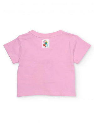 Tuc Tuc Girl Floral Aloha Short Sleeve Tee, Pink