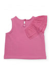 Tuc Tuc Girl Ruffle Sleeve Floral Top, Pink