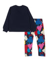 Tuc Tuc Girls Road To Adventure Sweater and Legging Set, Navy Multi