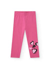 Tuc Tuc Girl Heart Print Legging, Pink