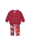 Tuc Tuc Girls Super Natural Sweater and Legging Set, Maroon