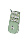 Ulster Weavers Woolly Sheep Double Oven Glove, Green Multi