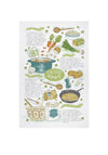 Ulster Weavers Irish Recipes Cotton Tea Towel, White