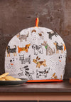 Ulster Weavers Dog Days Round Tea Cosy, Orange Multi