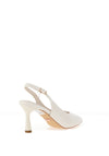 Una Healy Escapade Sling Back Court Heels, White