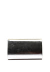 Una Healy Centrefold Diamante Metallic Clutch Bag, Silver