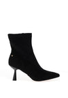 Una Healy A Fire Love Suedette Sock Boot, Black