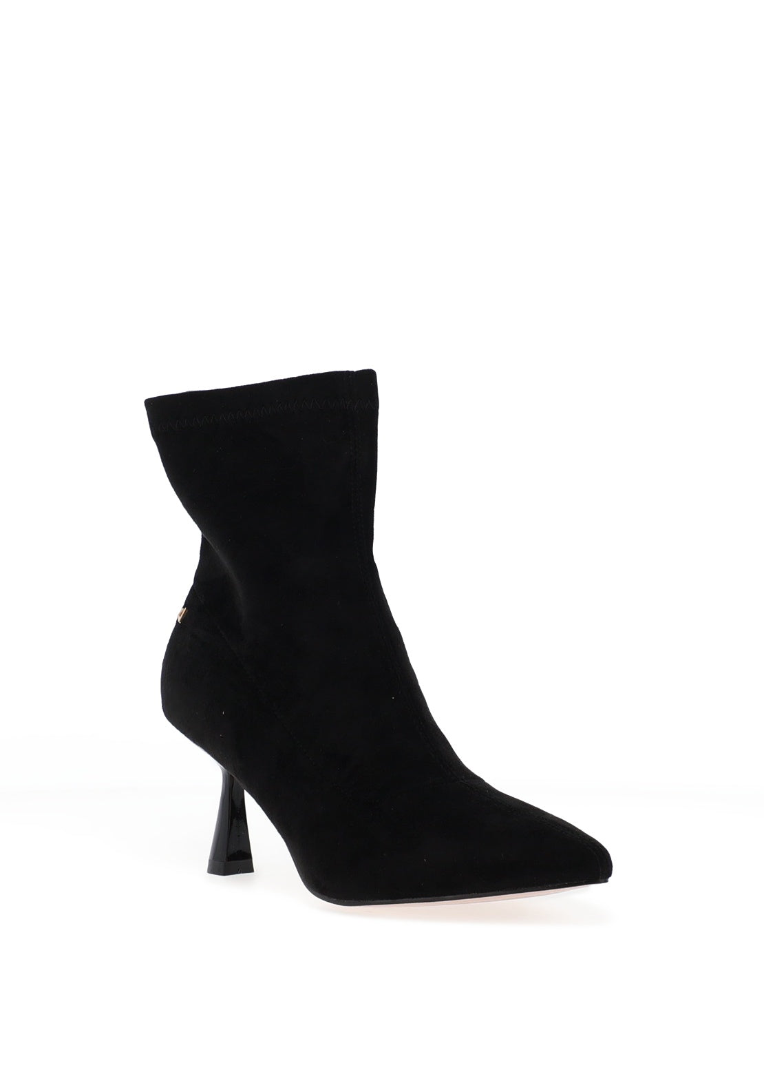 Una Healy A Fire Love Suedette Sock Boot, Black