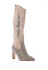 Una Healy All I Want Knee High Heeled Cowboy Boots, Neutral