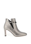 Una Healy All These Years Stud Detailed High Heeled Ankle Boots, Silver