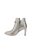 Una Healy All These Years Stud Detailed High Heeled Ankle Boots, Silver