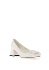 Una Healy Angel Eyes Mid-Block Heeled Shoes, Neutral