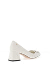 Una Healy Angel Eyes Mid-Block Heeled Shoes, Neutral