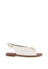 Una Healy Blank Space Sling Back Court Heels, Off White