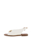 Una Healy Blank Space Sling Back Court Heels, Off White