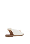 Una Healy Blank Space Sling Back Court Heels, Off White