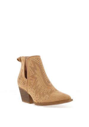 Una Healy Cadillac Ranch Western Heeled Boots, Tuscan