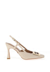 Una Healy Candy Man Sling Back Heeled Shoes, Wild Bare