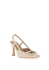 Una Healy Candy Man Sling Back Heeled Shoes, Wild Bare