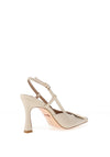 Una Healy Candy Man Sling Back Heeled Shoes, Wild Bare