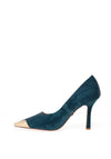 Una Healy Daytime Pointed Toe Heels, Teal Marble