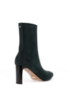 Una Healy Fall to Pieces Embellished Heeled Boots, Emerald Green