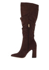 Una Healy Famous Friend Knee High Boot, Cool Brown