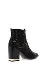 Una Healy I’m Gonna Be Studded Cowboy Boots, Black