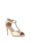 Una Healy Open Arms T-Bar Diamante Heeled Sandals, Bling Shimmer