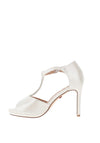 Una Healy Open Arms T-Bar Diamante Heeled Sandals, Moon Shimmer