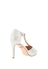 Una Healy Open Arms T-Bar Diamante Heeled Sandals, Moon Shimmer