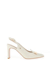 Una Healy Skylark Sling Back Heeled Shoes, Neutral