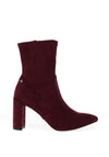Una Healy Something Bad Faux Suede Heeled Boots, Aubergine