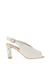 Una Healy Straight Line Diamante Block High Heeled Shoes, Nearly There