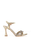 Una Healy Intodust Heeled Sandal, Gold