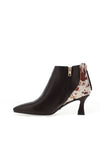 Una Healy Manchild Cow Print Ankle Boot, Brown