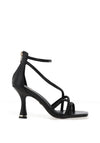 Una Healy Outlaw Heeled Sandal, Black