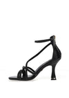 Una Healy Outlaw Heeled Sandal, Black