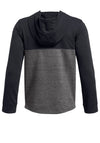Under Armour Boys UA Rival Terry Hoodie, Black Grey