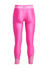 Under Armour Girls Amour Mesh Panel Legging, Pink