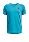 Under Armour Boys Sportstyle Short Sleeve Tee, Blue