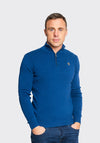 XV Kings by Tommy Bowe Unione Half Zip Sweater, Straight Blue