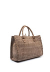 Unisa Animal Print Small Tote Bag, Taupe
