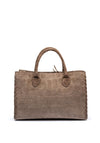 Unisa Animal Print Small Tote Bag, Taupe