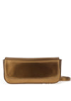 Unisa Deva Leather Metallic Clutch Bag, Bronze