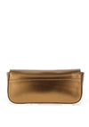 Unisa Deva Leather Metallic Clutch Bag, Bronze