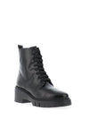 Unisa Juliet Leather Laced Military Boot, Black