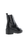 Unisa Juliet Leather Laced Military Boot, Black