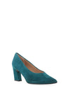 Unisa Kramp Pointed Toe Shoe, Dark Teal